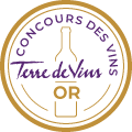 Médaille d'or Concours des Vins - Terre de Vins 2022 Médaille d'or Concours des Vins - Terre de Vins 2022