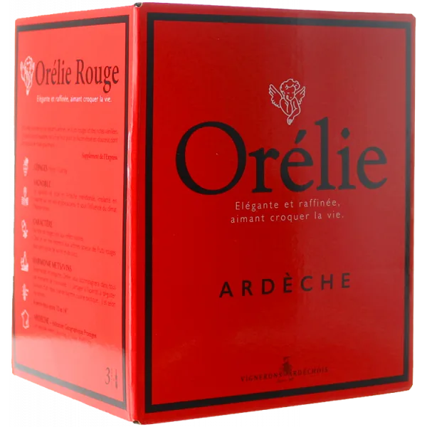 BIB 3L- Le Cube - Orélie Rouge - Vignerons Ardéchois