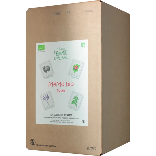 BIB 5L - Mémo bio 2024 - Château l'Ermite d'Auzan