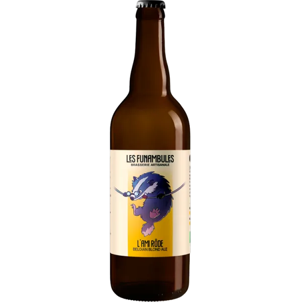 Rubia belga L'ami Rôde 75cl - Brasserie Les Funambules