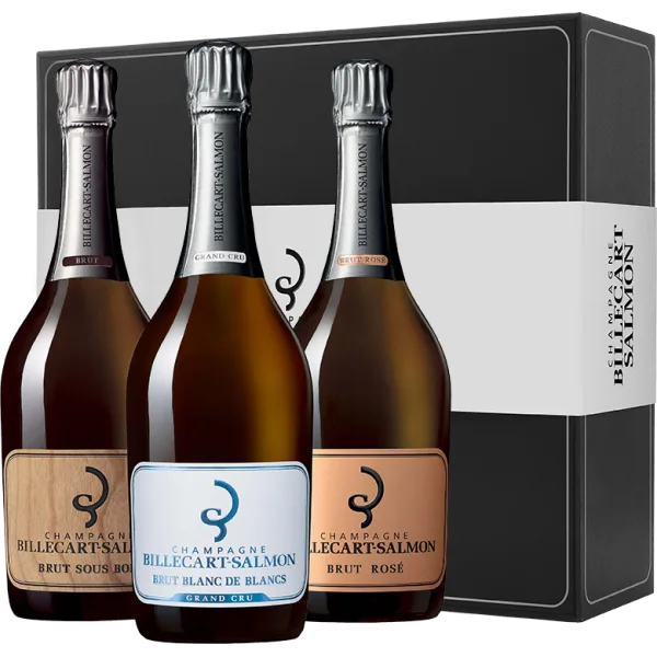 Champagne Billecart Salmon - Coffret Exception - 3 Bouteilles