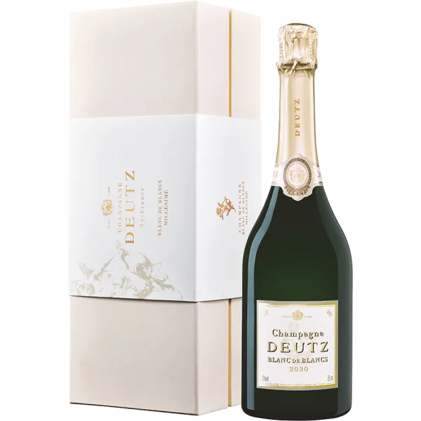 Champagne Deutz - Blanc de Blancs Jaargang 2020 - Geschenkverpakking