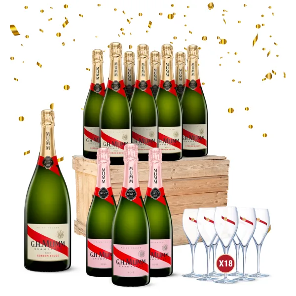 Champagne Mumm - Pack Fiestas - Mumm Cordon Rouge