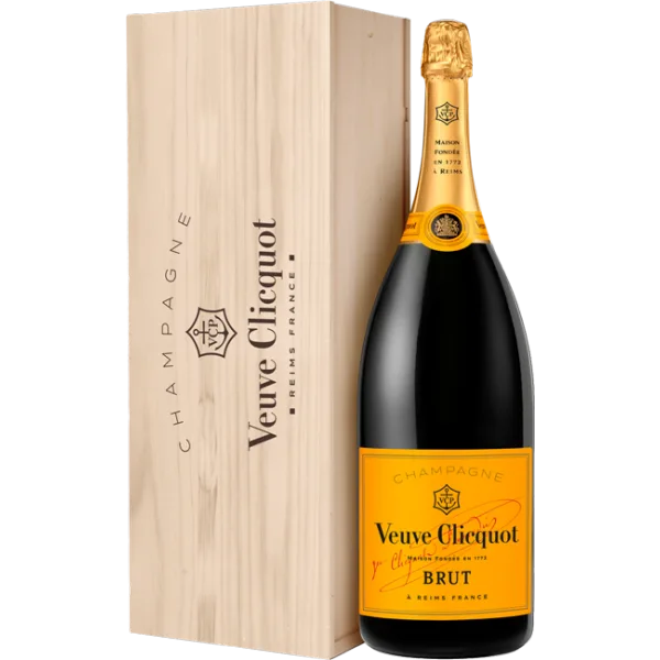 Mathusalem - Champagne Veuve Clicquot - Brut Carte Jaune - Caisse Bois
