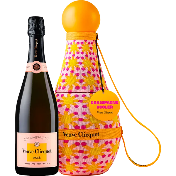 Champagne Veuve Clicquot - Cooler Rosé Carte Jaune - Édition limitée Yinka Ilori