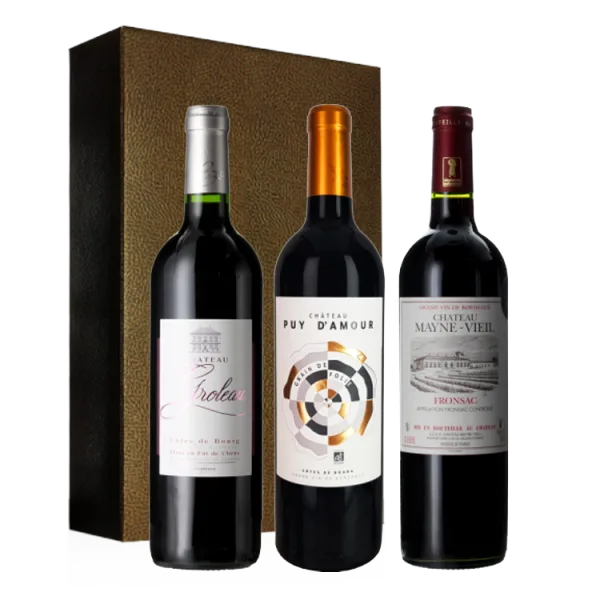 Estuche Trio - 2** Hachette 100% Bordeaux