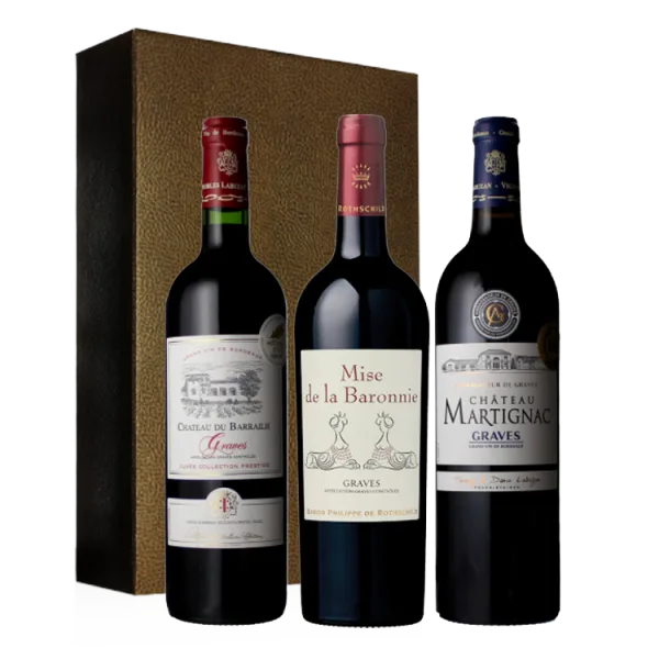 Estuche Trio - Bordeaux Graves Imprescindibles