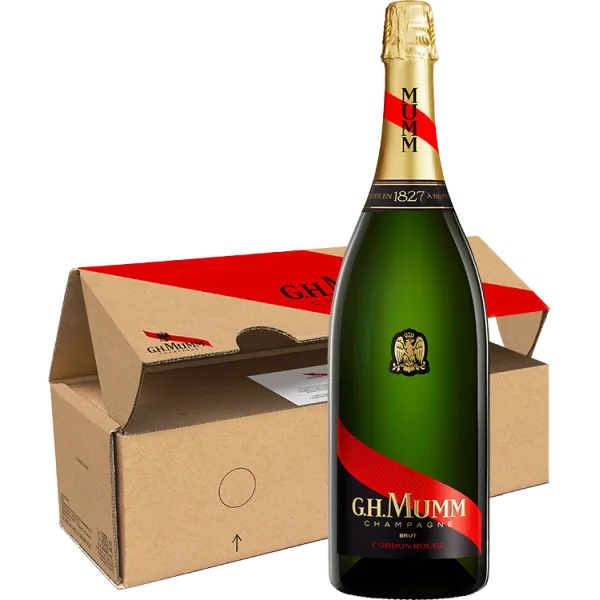 Jéroboam - Champagne Mumm - Cordon Rouge - Geschenkverpakking