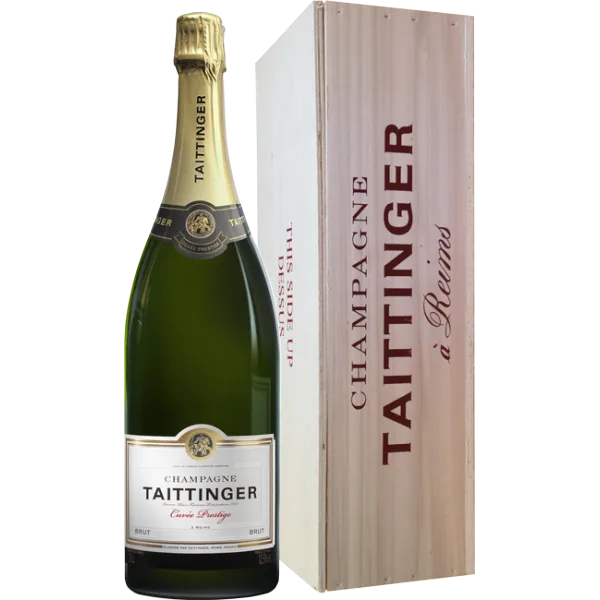 Jéroboam - Champagne Taittinger - Prestige - Caisse Bois