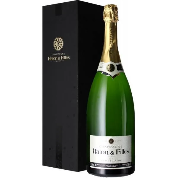 Magnum - Champagne Haton et Filles - Carte Blanche - Estuche