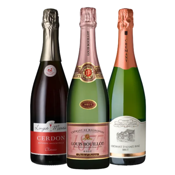 Pack 3 botellas - Crémants Rosados