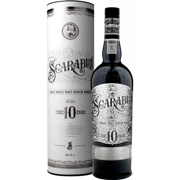 Whisky - Hunter Laing - Scarabus 10 Jahre - Etui
